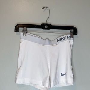 White NikePRO spandex